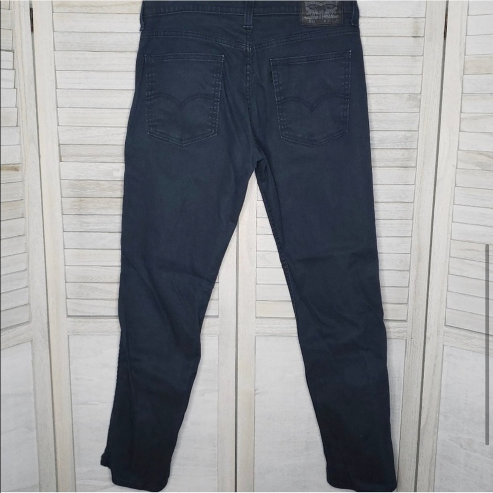 Levi's Blue Jeans Mens 34 34x32 Slim Fit Pants Raw